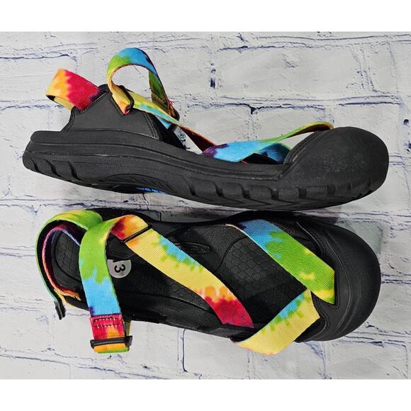 Keen Zerraport II TIE DYE Black Hiking Sport Sandals 1022419 MENS SIZE 13